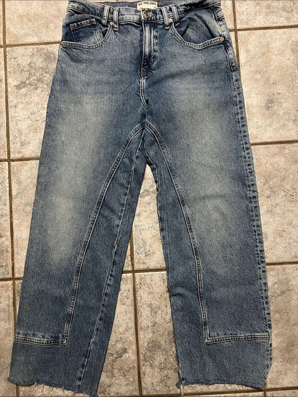 We the free brand.  Classic women’s Light Blue Denim Jeans